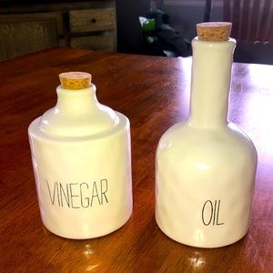 Oil and Vinegar Stacked Decanter Set